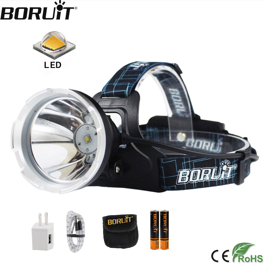 Fish Finder Charger - Boruit b10 led super heller scheinwerfer